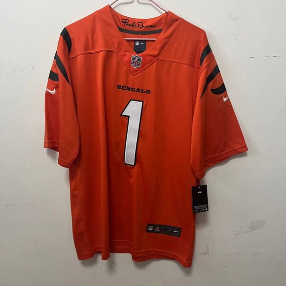 NFL Other - NFL Cincinnati Bengals #1 Orange Jersey - JaMarr Chase